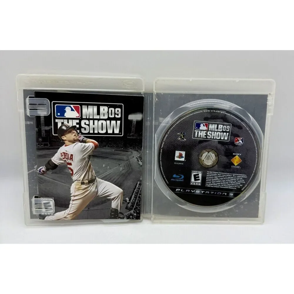 MLB 09: The‎ Show (Sony PlayStation 3, 2009) Game Case Manual Tested